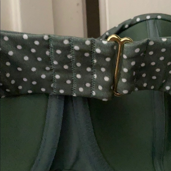 green bathing suit top - Picture 3 of 4